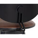 Ember 39 inch Bravo Cognac Swivel Barstool, Swivel